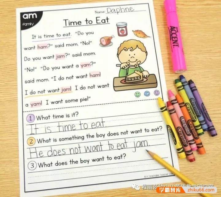 美国小学英语阅读理解《All in One Reading Passages》自然拼读与阅读理解相结合