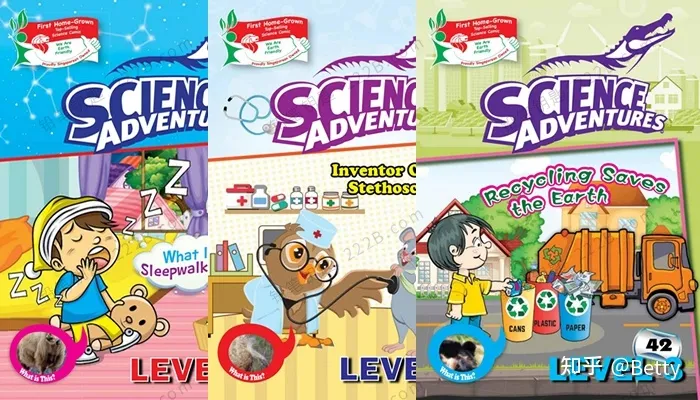新加坡科学漫画《Science Adventures》Level 1-3全三册英文PDF电子书,激发孩子的科学兴趣
