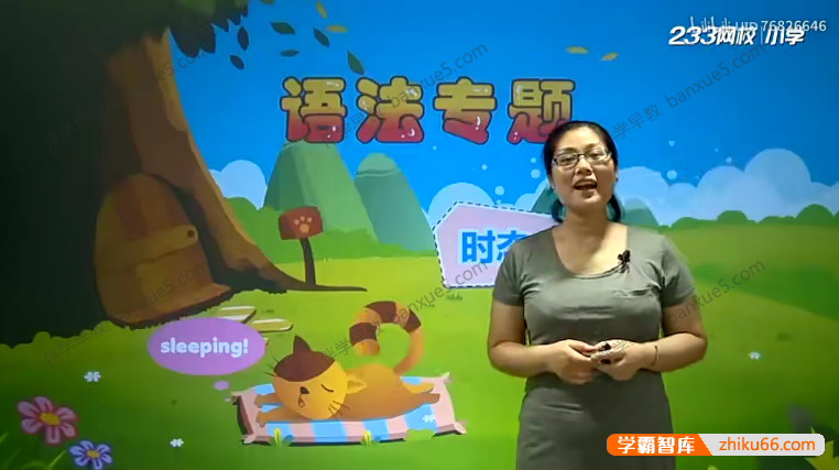 233网校《小学英语基础必备之语法全突破》共25课