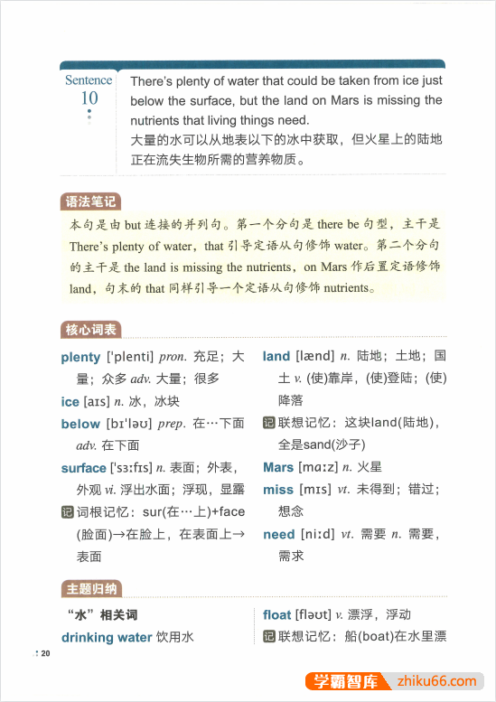 2023版新东方《100个句子2000个中考英语单词》大字号PDF电子版