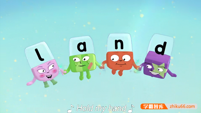 BBC自然拼读动画片《Alphablocks字母积木》第1-6季视频+音频+台词文本+填色图+单词表+教学词卡