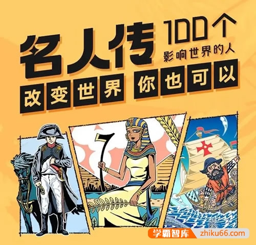 名人榜样7-12岁课外小学生故事《名人传》共118集mp3音频