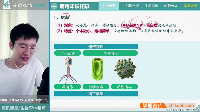 【李林生物】安德高一生物系统课-高一必修1同步视频课程(安德生物)