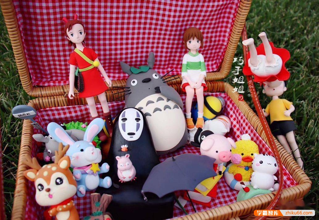 巧手姐姐《从零基础学黏土：五合一年课》黏土入门班,粘土进阶班,黏土创想班,黏土原创设计,运营分享