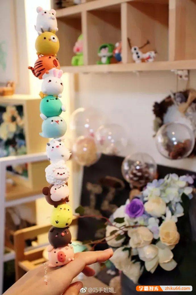 巧手姐姐《从零基础学黏土：五合一年课》黏土入门班,粘土进阶班,黏土创想班,黏土原创设计,运营分享