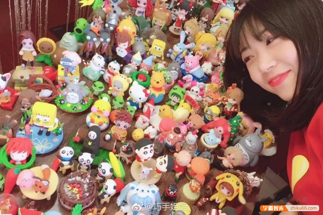 巧手姐姐《从零基础学黏土：五合一年课》黏土入门班,粘土进阶班,黏土创想班,黏土原创设计,运营分享