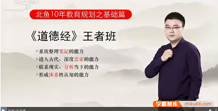 【北鱼学堂】张兴东《道德经》王者班精读视频课程