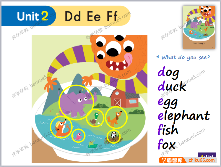 自然拼读教材《自然拼读怪兽Phonics Monster》L1- L4学生书+练习册+音频+教师PPT