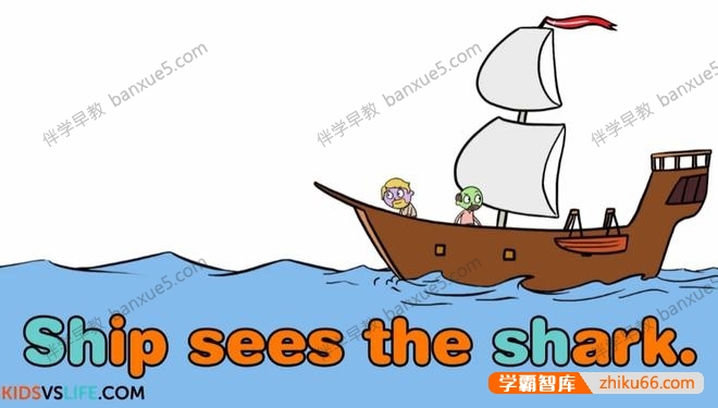 儿童自然拼读动画视频《Fun Phonics Made by Kids vs Phonics》共60集