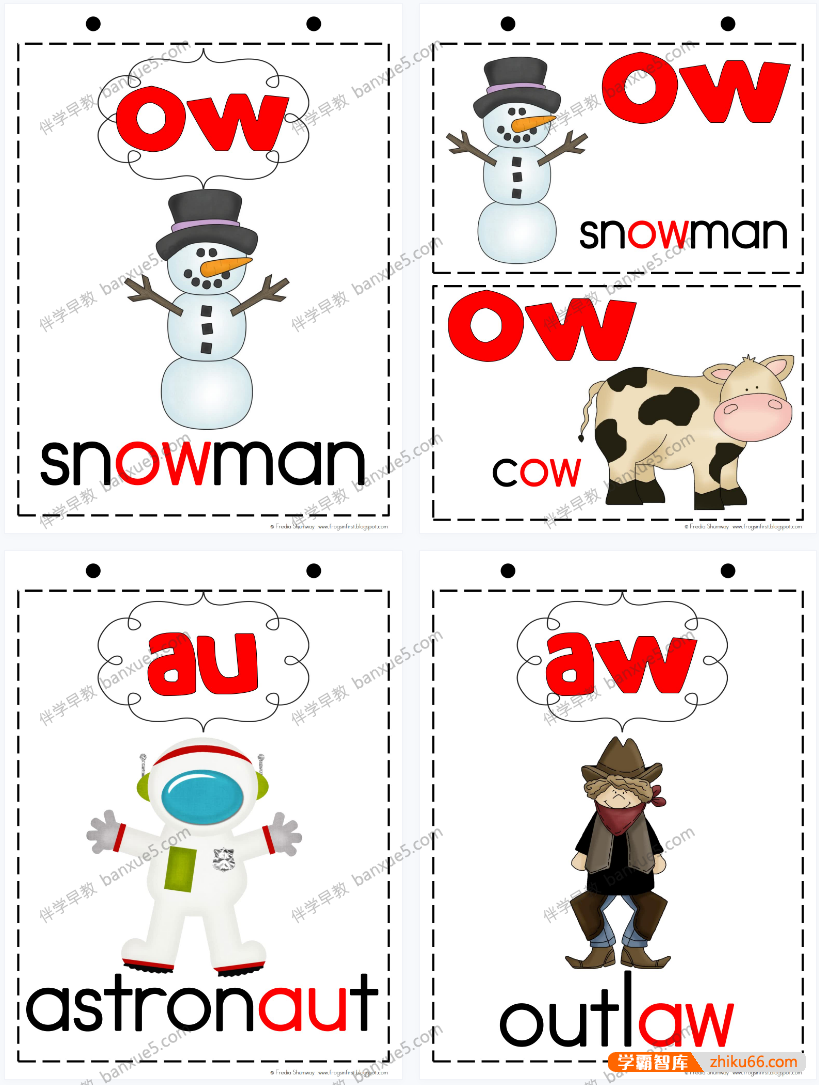 自然拼读交互式锚图《Interactive Anchor Charts》2册PDF文档