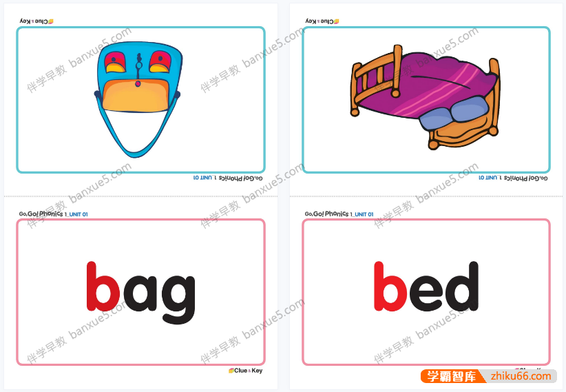 儿童英语自然拼读教材《Go Go Phonics》PDF+音频mp3+学生用书+老师用书+练习册+卡片