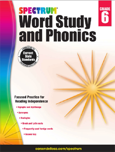自然拼读练习册《Spectrum Word and Phonics》GK-G6共7册PDF文档