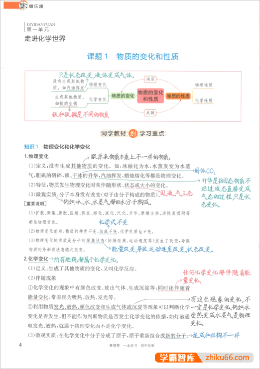 2023新版《一本涂书》初中语文数学英语物理化学全套学霸笔记(全国初中通用)