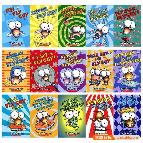【英语桥梁书】《Fly guy苍蝇小子》PDF绘本+音频+点读包+中文翻译+精讲视频课程