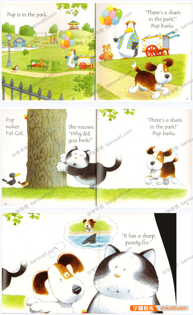 少儿英语绘本《斯伯恩自然拼读配套读物Usborne Phonics Readers系列》共12本PDF+MP3音频