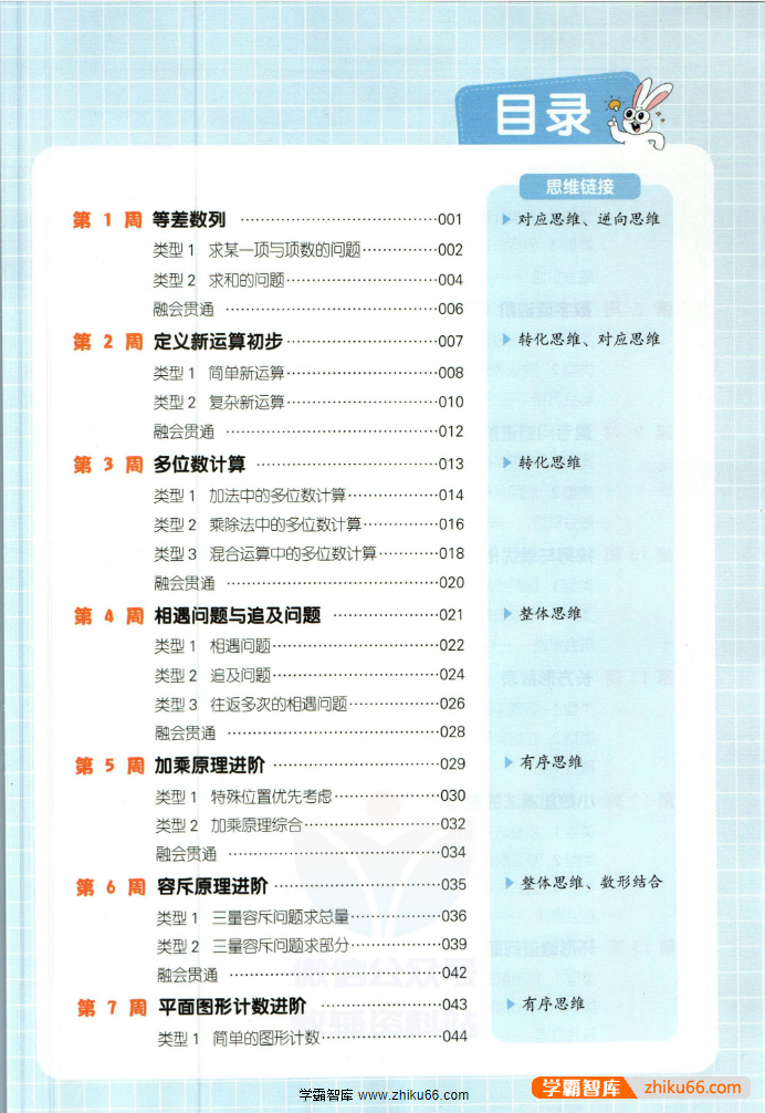 2023新版《一本·小学数学思维训练》4年级(视频讲解+PDF文档)