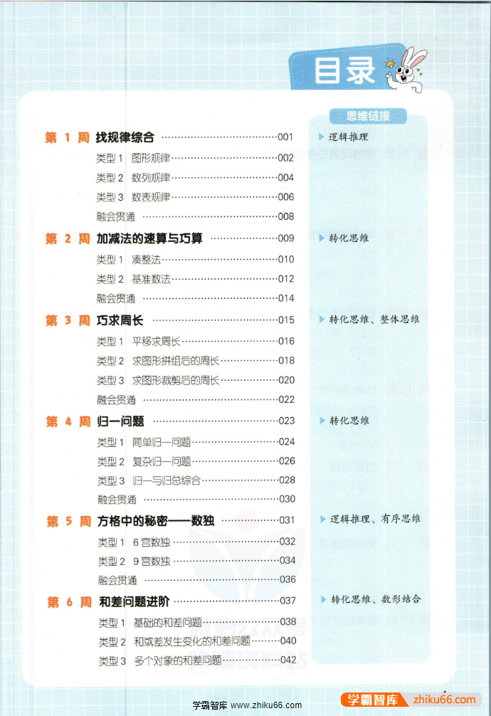 2023新版《一本·小学数学思维训练》3年级(视频讲解+PDF文档)