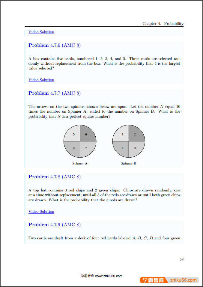 2024年7月最新版AMC8教程《Mastering AMC 8》英文教材