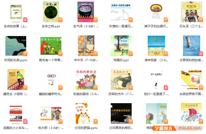世界各地经典儿童绘本316本大合集(PPT高清绘本)