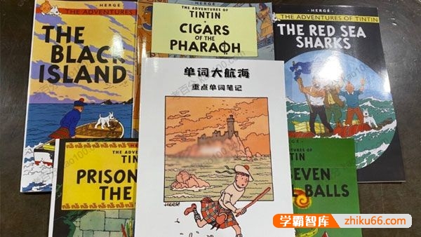 李岑-单词大航海：提早7年背完高考单词,《丁丁历险记》英文绘本精讲