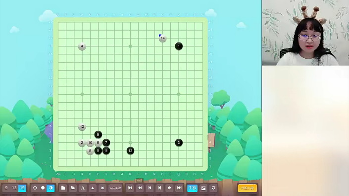 【爱棋道】翁帅娜老师围棋I-2集训班(一期+二期)