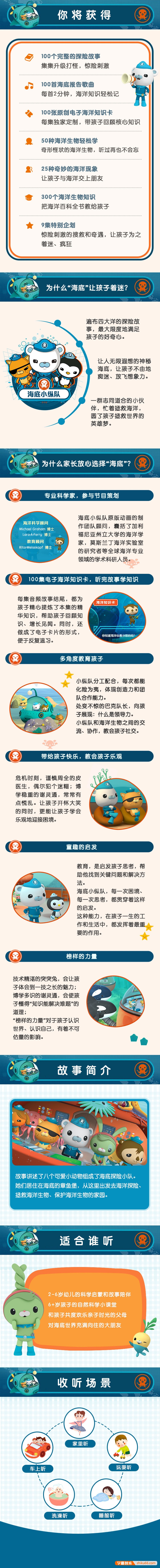 儿童海洋科普探险故事《海底小纵队广播剧》第1-4季全222集(天马座动画)