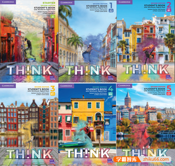 剑桥英语王牌教材《Think》第2版,含学生用书、教师用书、练习册以及配套音视频
