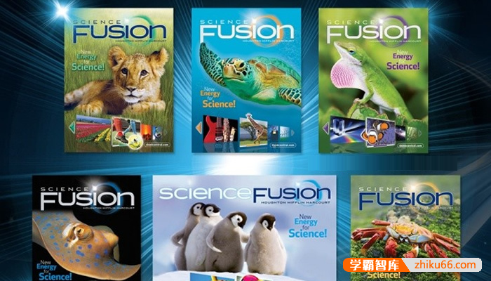 孩子科学启蒙经典,美国顶级科学教材《Science Fusion》GK-G8学生书+教师书+音频