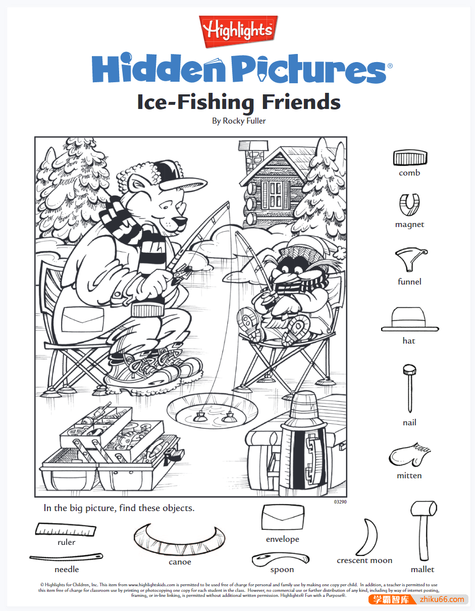 英文原版图画捉迷藏30张PDF文档,儿童观察力训练