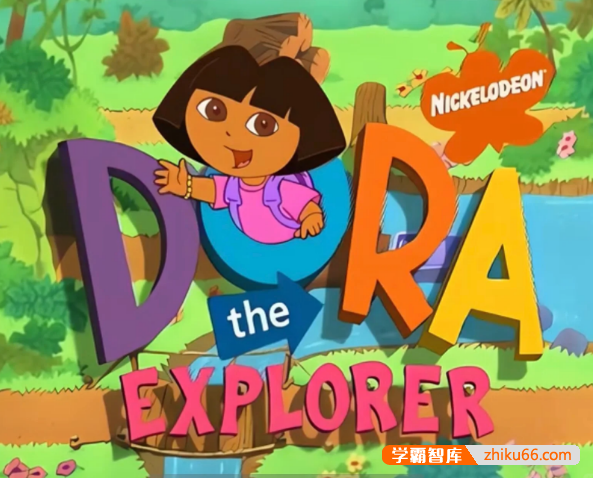 《爱探险的朵拉》1-8季英文版动画+英文绘本+剧场版4集