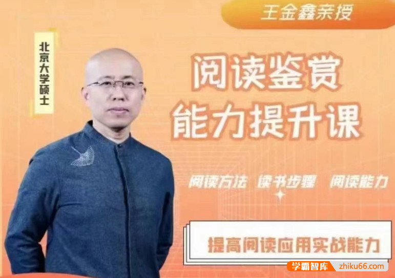王金鑫《阅读鉴赏能力提升课》95节+学习资料