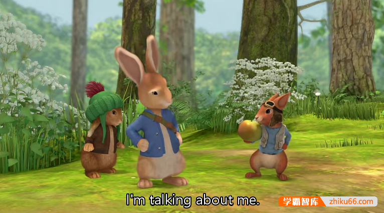 儿童英语启蒙动画《彼得兔Peter Rabbit》第一二季720P中英双语版本