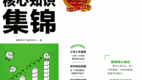 2023新版王朝霞小学数学核心知识集锦(包括小学1-6年级全部知识点)