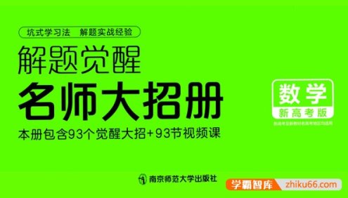 2024版新高考数学《解题觉醒-名师大招册》PDF文档