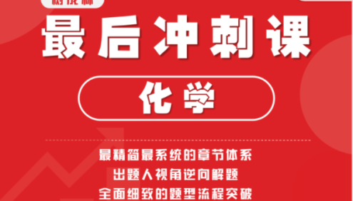 【树成林教育】2022树成林新宇老师高考化学最后冲刺课程