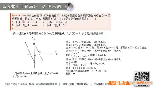 【何帅数学】高考数学小题满分-考场40分钟拿满卷面80分