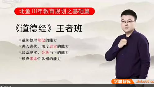 【北鱼学堂】张兴东《道德经》王者班精读视频课程