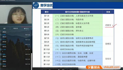 【奥孚培优】李湘中考语文阅读理解-现代文满分阅读专题班课程