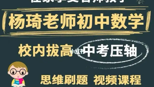 【杨琦数学】杨琦初二数学校内暑期拔高班