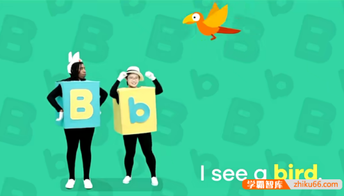 少儿英语《叽里呱啦自然拼读Lv1》视频课程