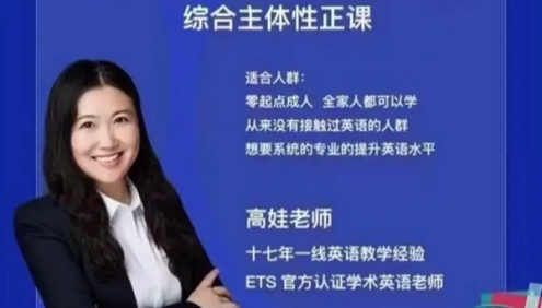 抖音高娃英语-娃姐1号课程《Unlock零基础入门级综合主体性正课》