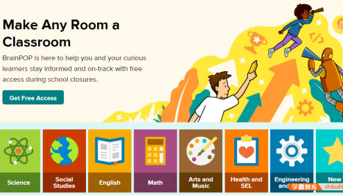 全球火爆启蒙神器BrainPOP英语动画课,科普动画帮助孩子学好英语