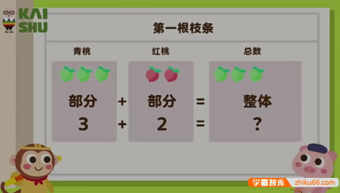 小学一年级数学计算课程,跟着动画轻松搞定加减法