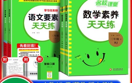 名校课堂《语文要素、数学素养天天练》小学1-6年级上下册同步训练PDF文档