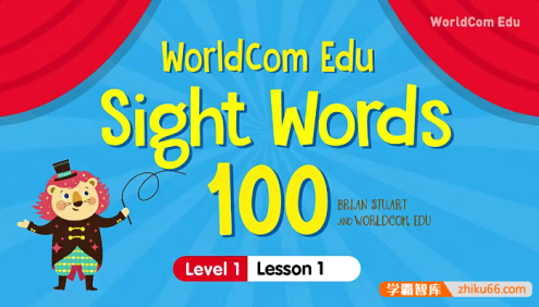 跟Brian Stewart老师学习高频词《Sight Words 100》Level1 – Level 6全套视频课程