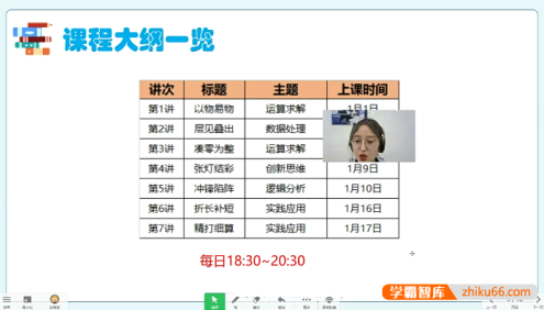 【沈昱彤数学】上海小学一年级数学培优勤思A+班-2021寒假