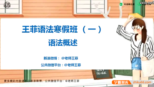 【王菲英语】王菲英语语法入门大全-新思维语法班