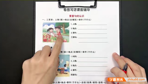 【满分作文课堂】陈心老师2年级看图写话基础篇