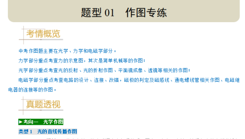 备战2024年中考物理真题题源解密(全国通用)