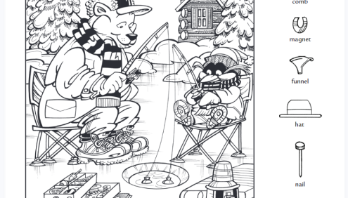 英文原版图画捉迷藏30张PDF文档,儿童观察力训练